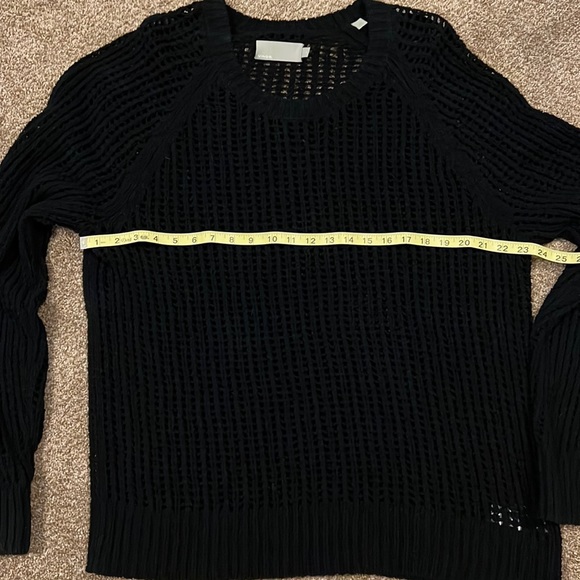 Vince Open Weave Raglan Sweater - Picture 3 of 7